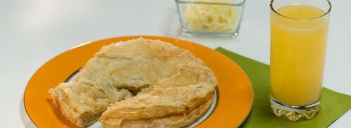 пирог с грибами и сыром. Шаг 4