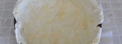 пирог с курицей под ореховой корочкой. Шаг 9