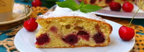 пирог с вишней и клубникой. Шаг 9