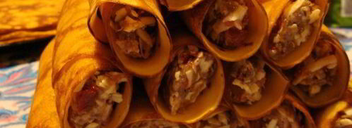 пирог-улитка из тыквенных блинчиков. Шаг 8