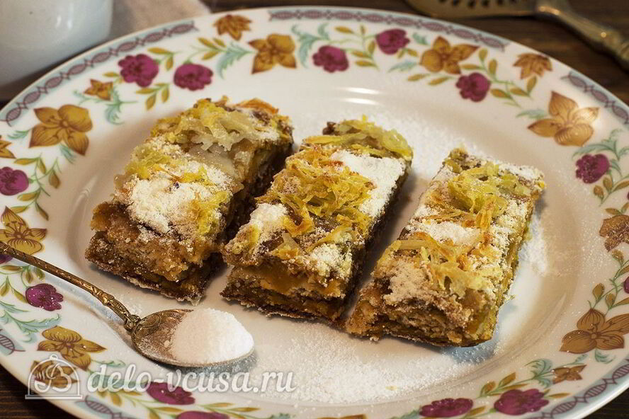 Рецепт постного тыквенного пирога