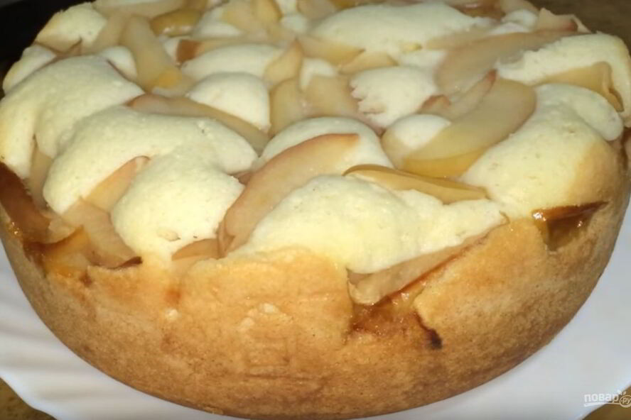 Рецепт пышного яблочного пирога
