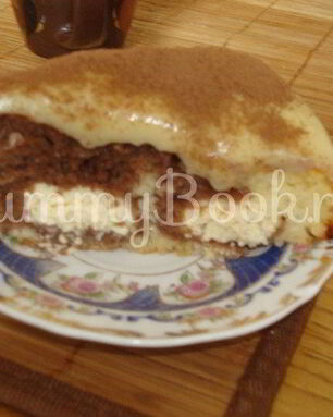 Шоколадно-творожный пирог