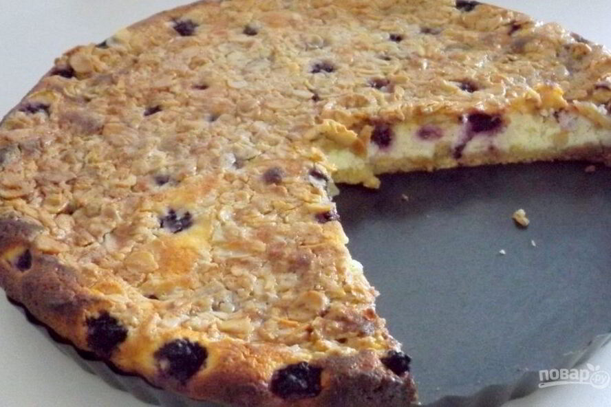 Рецепт творожного пирога с хрустящей корочкой