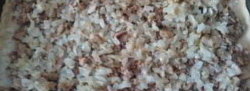 закрытый рыбный пирог из слоеного теста. Шаг 7