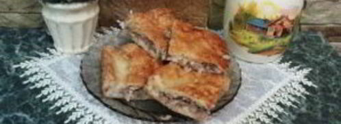 закрытый рыбный пирог из слоеного теста. Шаг 9