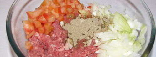 арабские открытые пирожки с мясом. Шаг 4