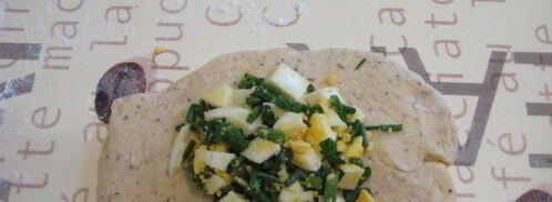 гречневые пирожки с луком и яйцом. Шаг 7