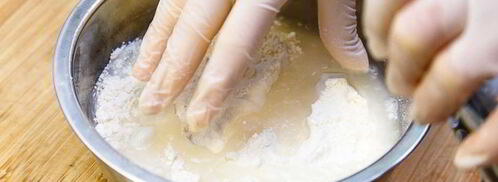 кутабы с зеленью. Шаг 3