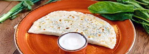 кутабы с зеленью. Шаг 13