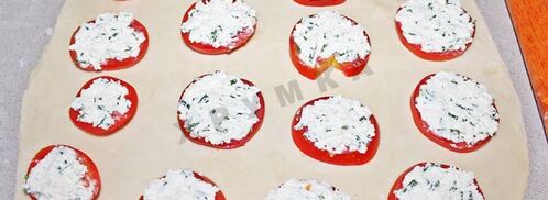 пирожки бомбочки с помидорами и сыром. Шаг 9