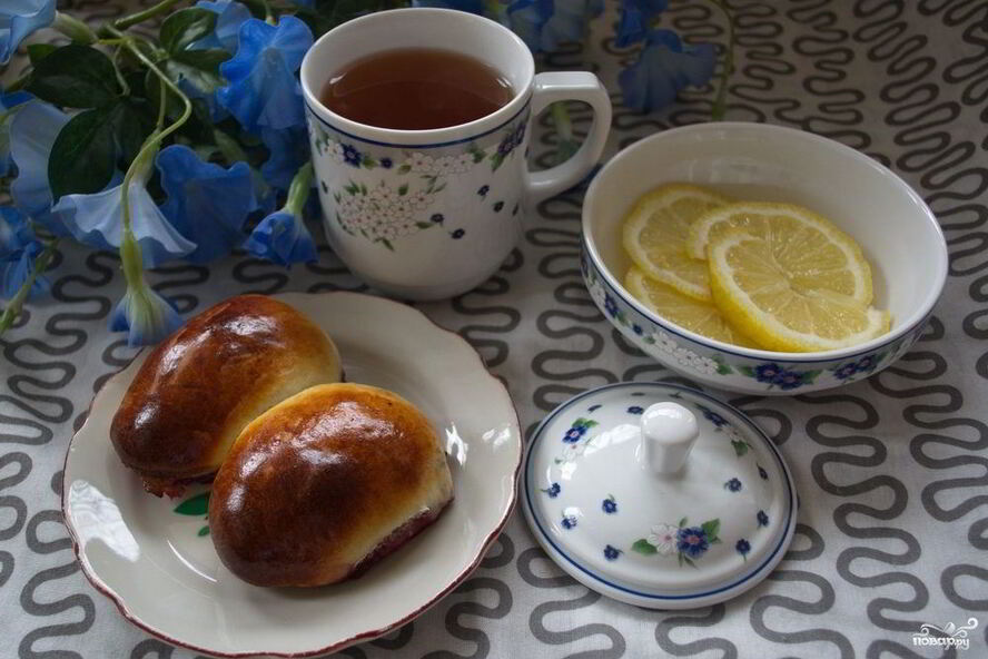 Рецепт пирожков дрожжевых на кефире