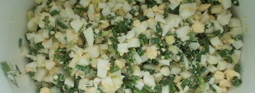 пирожки из детства с яйцом и зеленым луком. Шаг 7