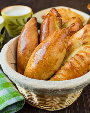 Пирожки на хрущевском тесте