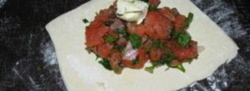 пирожки с красной рыбой. Шаг 6