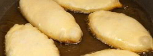 пирожки с луком и яйцами. Шаг 13