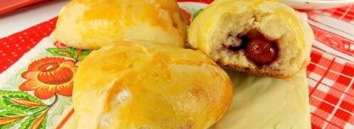 пирожки с вишней духовые. Шаг 5