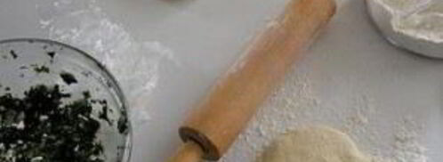 пирожки со шпинатом и сыром фета. Шаг 4