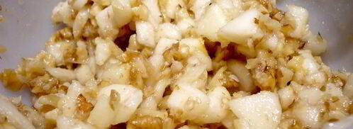 постные пирожки на кокосовом тесте с грушево-ореховой начинкой. Шаг 3