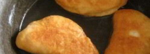 постные жареные пирожки. Шаг 6