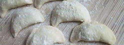 творожные пирожки с грибами. Шаг 6