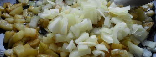 жареные пирожки с картофелем и баклажанами. Шаг 6