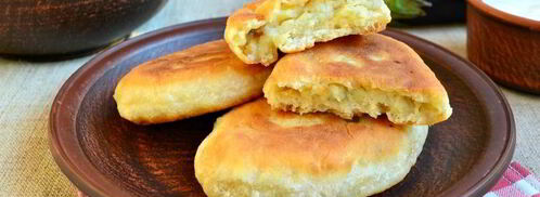 жареные пирожки с картофелем и баклажанами. Шаг 11