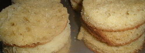 бисквитные пирожные белочка. Шаг 7