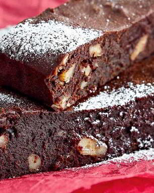 Брауни с грецкими орехами