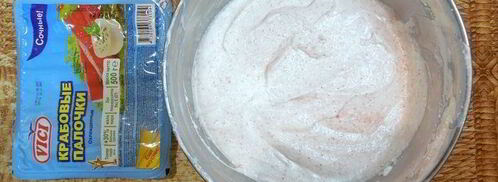 муссовое пирожное экзотический краб. Шаг 23