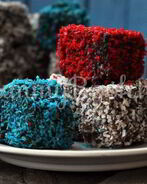 Пирожные Ламингтон