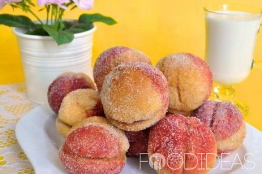 Рецепт пирожных персиков