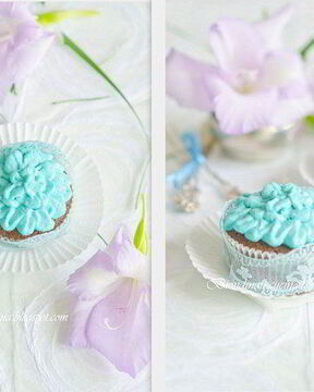 Пирожные Синий Бархат