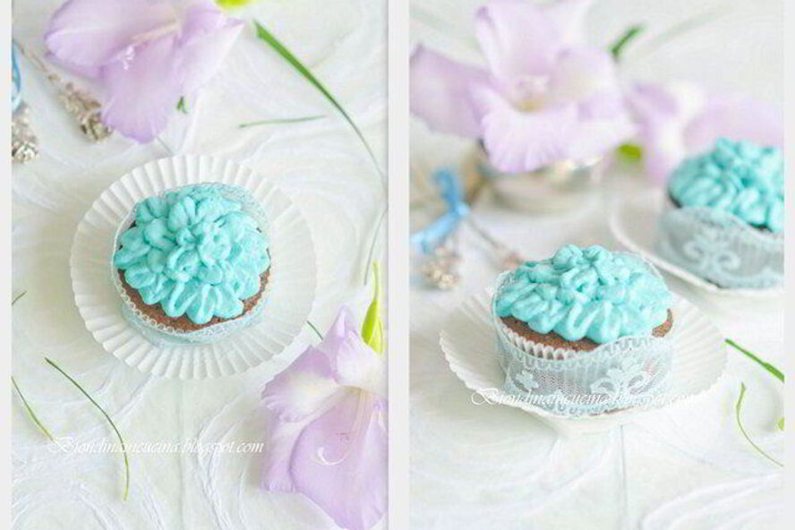 Рецепт пирожных синий бархат