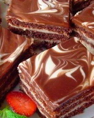 Праздничное пирожное День-Ночь