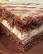 Шоколадное медово-апельсиновое пирожное