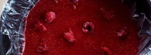 зефирное пирожное с малиновым конфи. Шаг 11