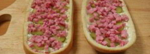 домашняя пицца на батоне. Шаг 7