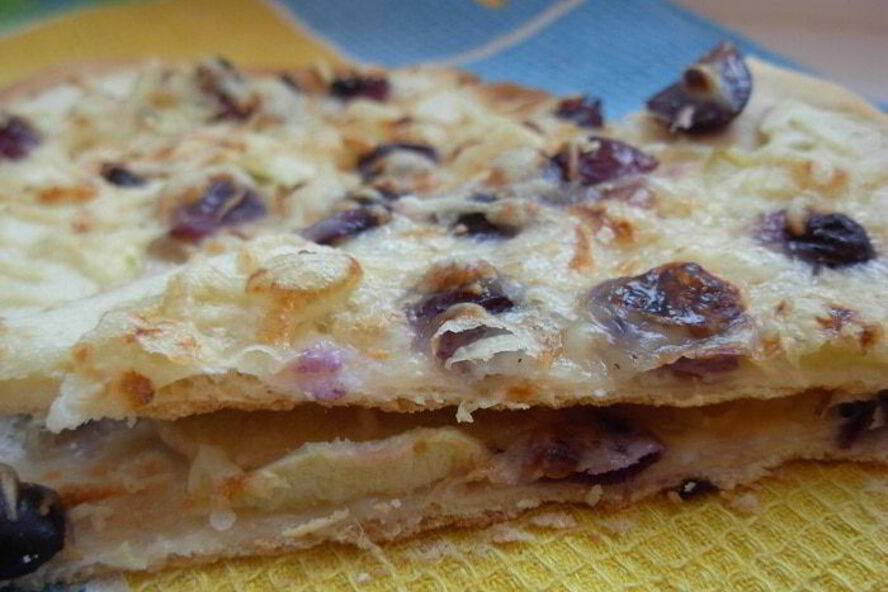 Рецепт фруктовой пиццы