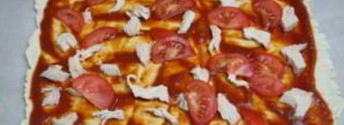 пицца из бездрожжевого теста в духовке. Шаг 6