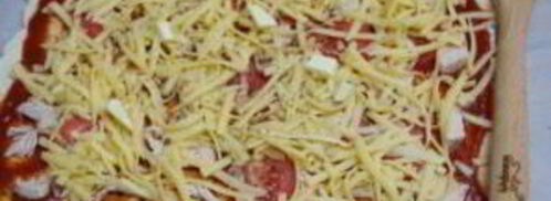 пицца из бездрожжевого теста в духовке. Шаг 7