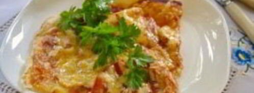 пицца из бездрожжевого теста в духовке. Шаг 8