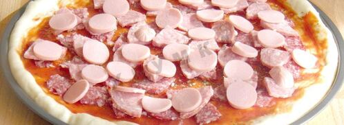 пицца мясное ассорти. Шаг 8