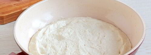 пицца на кефире на сковороде. Шаг 11