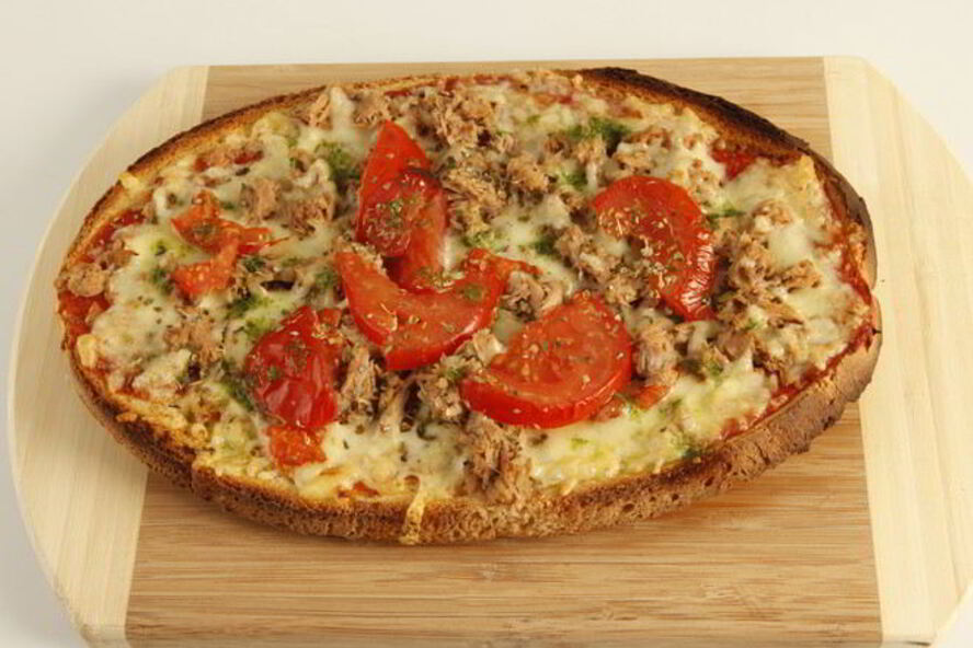 Рецепт пиццы на хлебе