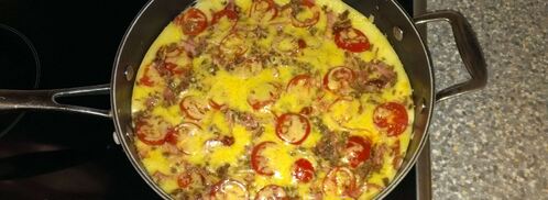 пицца на сковороде. Шаг 7