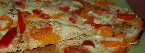 пицца с моцареллой и помидорами. Шаг 15