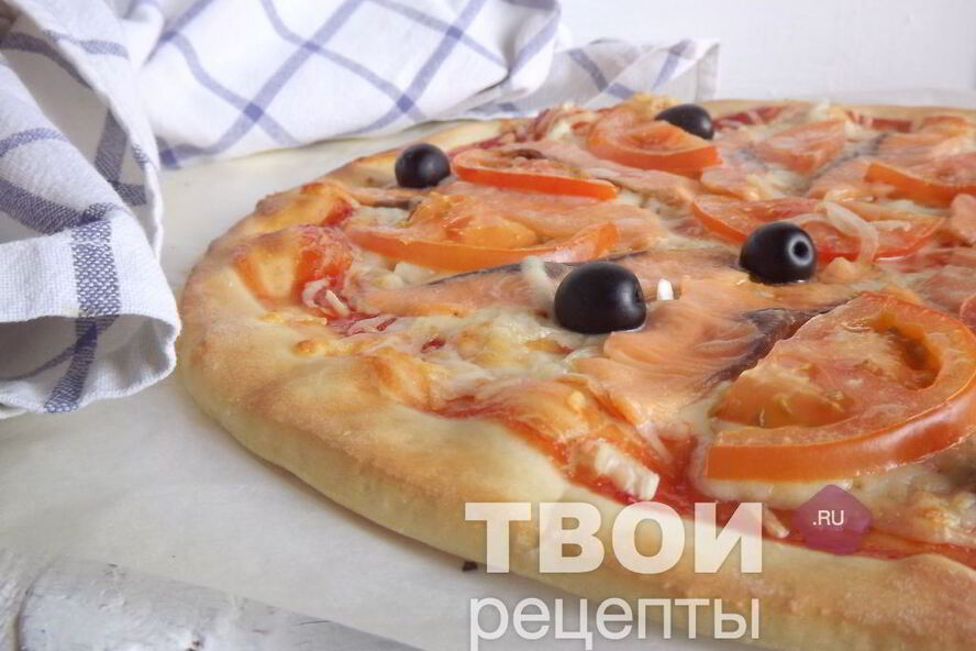 Рецепт пиццы со слабосоленой семгой