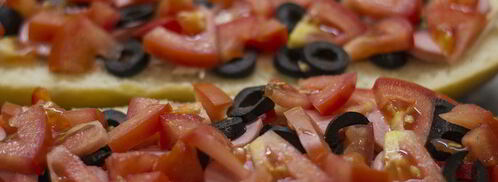 пицца в батоне. Шаг 6