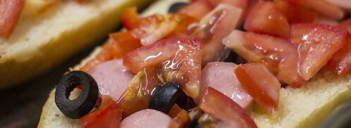 пицца в батоне. Шаг 7